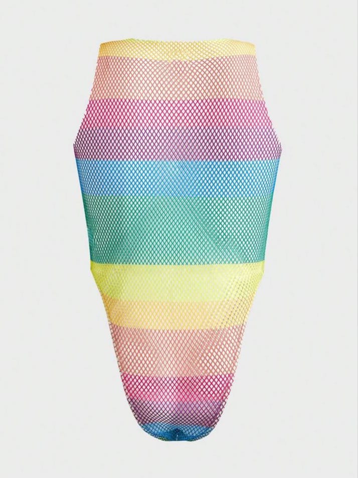 Uptown Funky Men's Fitted Casual Striped Sleeveless Bodysuit